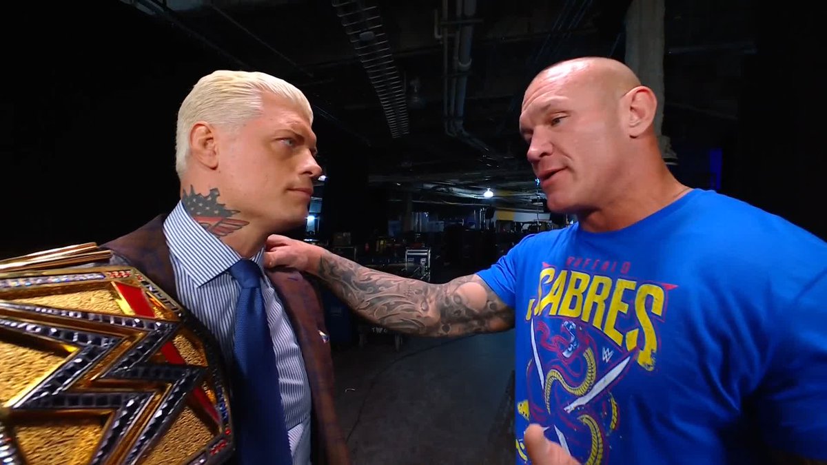 Randy Orton 🤝 Cody Rhodes https://t.co/tch7zydnyu