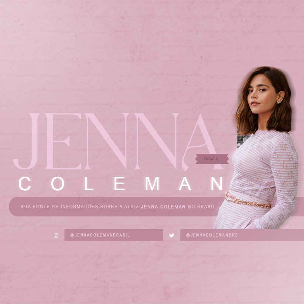 Sejam bem-vindos ao Jenna Coleman Brasil, sua fonte de informações sobre a atriz no Brasil! 🩷

Nos acompanhe também no Instagram: 
instagram.com/jennacolemanbr…