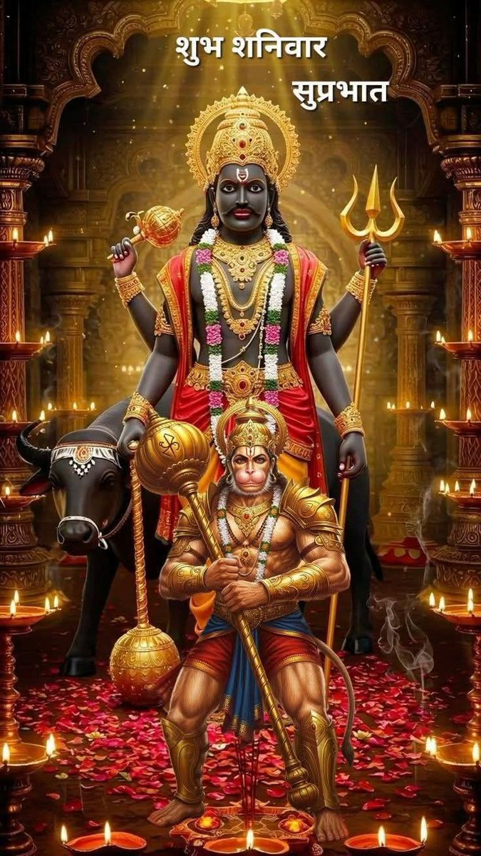 kuldeepshrsingh's tweet photo. सभी मित्रों को शुभ प्रभात 💐🙏 

शनिदेव महाराज आप सभी भक्तों के बिगड़े कार्य पूर्ण करें 🙏💐 

शनिदेव महाराज जी के नकारात्मक प्रभावों को संकटमोचन वीर हनुमान नष्ट करेंगे🙏 💐

आप सभी मित्रों का दिन मंगलमय हो💐🙏 

राधे राधे 🚩 
जय श्री राम 🚩 
जय बजरंग बली 🚩 
जय शनिदेव महाराज 🚩 https://t.co/19GgcpRX7z