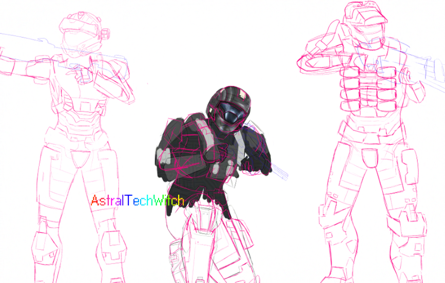 astraltechwitch's tweet photo. #WIP Drawing my homies and I spartans :) @Halo 

#HaloSpotlight #HaloArt #Halo #Spartan #ODST #digitalart #art https://t.co/COe69CDEz9
