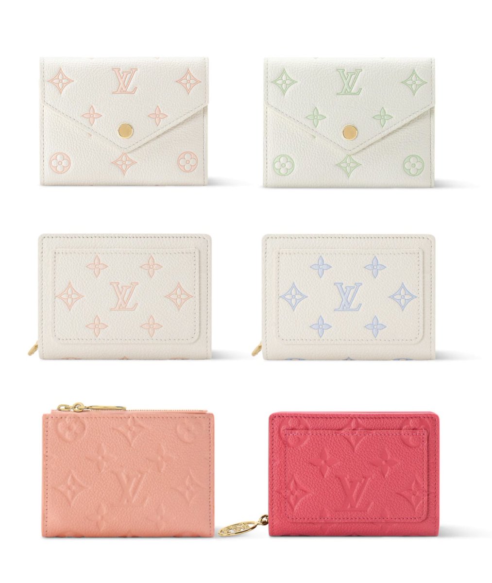 新作の春っぽい財布も可愛すぎる〜〜っ🌸👛