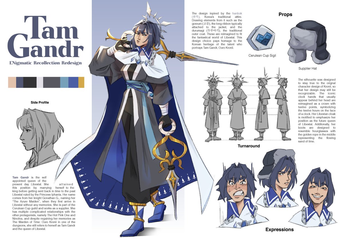 krabsticksart's tweet photo. ENReco Redesigns: Promise (1/5)

Tam Gandr!! She is here!! I tried formatting everything like an art book, it will be like this with the rest of the characters bc it looks better also I can write stuff about the design #kronillust https://t.co/1OwJHoKNma