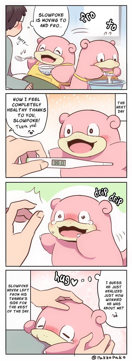 DTierTL's tweet image. [Collection of Slowpoke comics.]