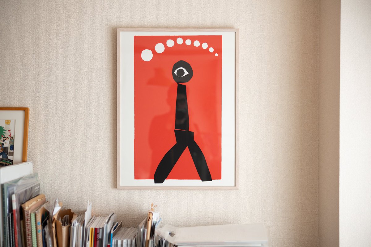 柚木沙弥郎　シルクスクリーン 柚木沙弥郎/シルクスクリーン