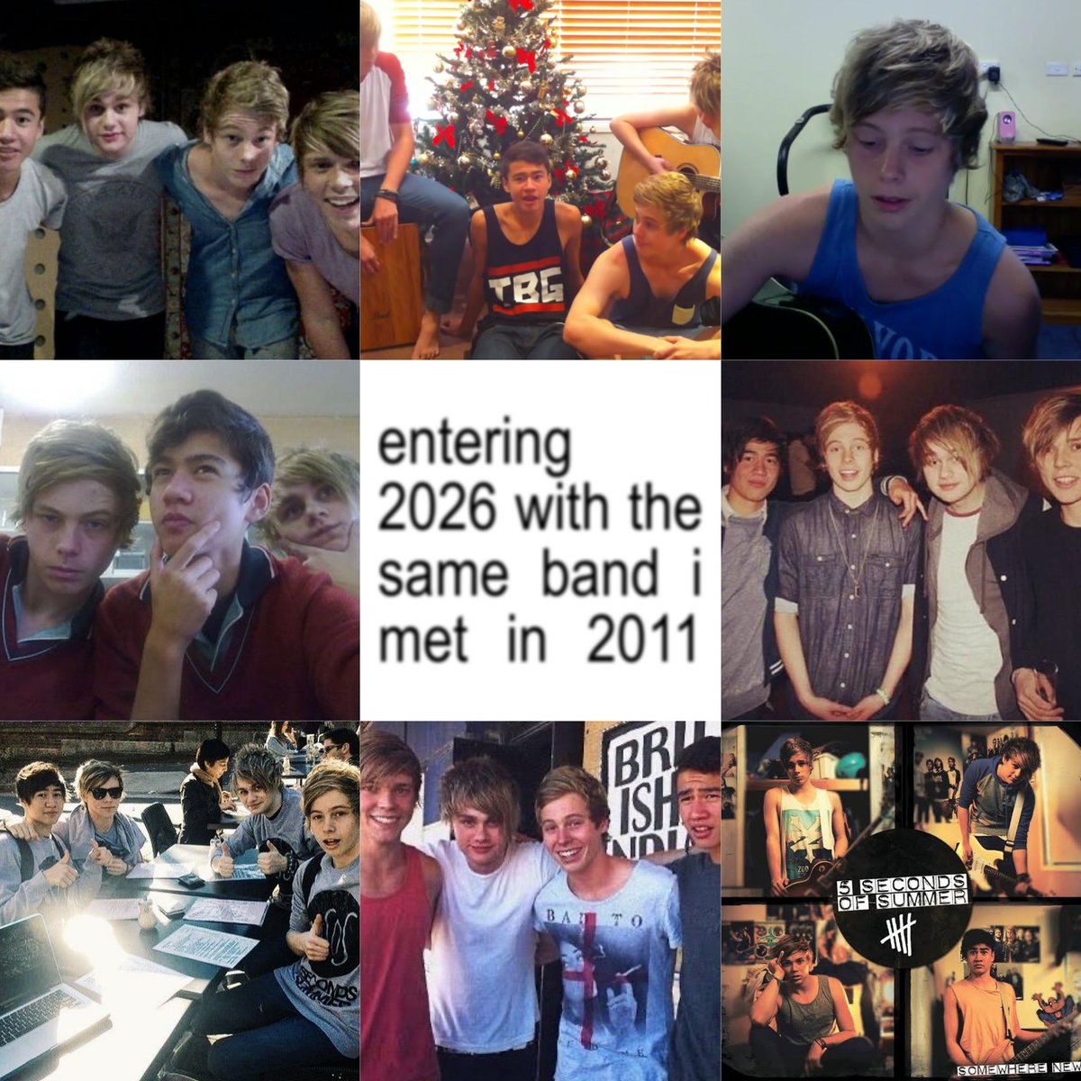THE5SOSHQ's tweet image. starting the new year with our fav stars 🌟🩷