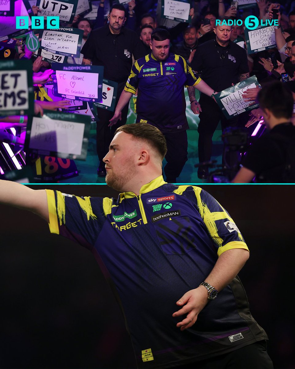 5liveSport's tweet image. LITTLER INTO THE FINAL! 🎯

Three consecutive finals at the World Championships 😱

#BBCDarts