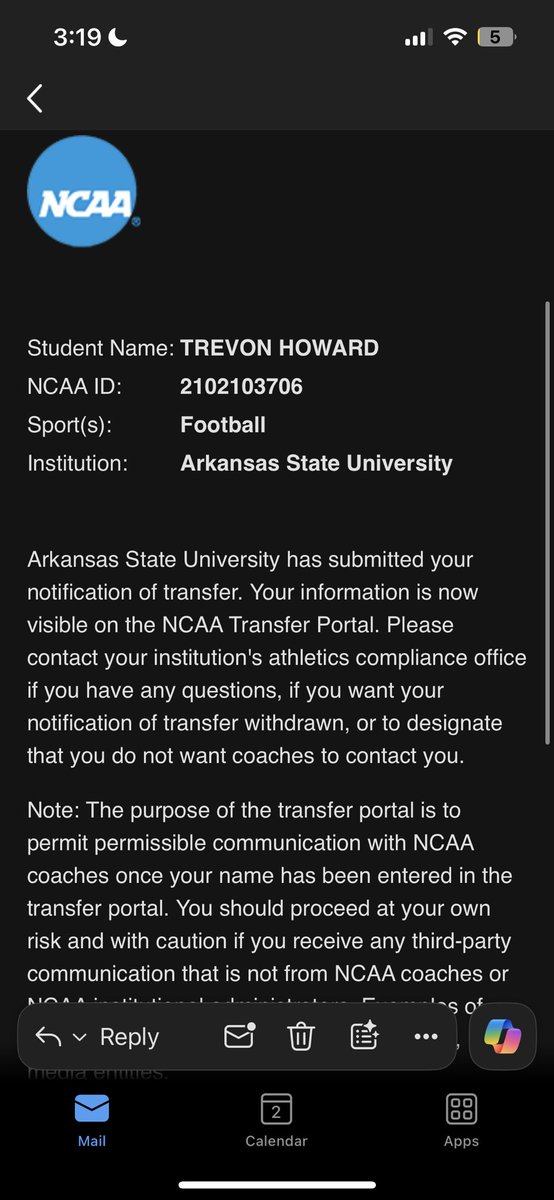 Trevon Howard tweet media