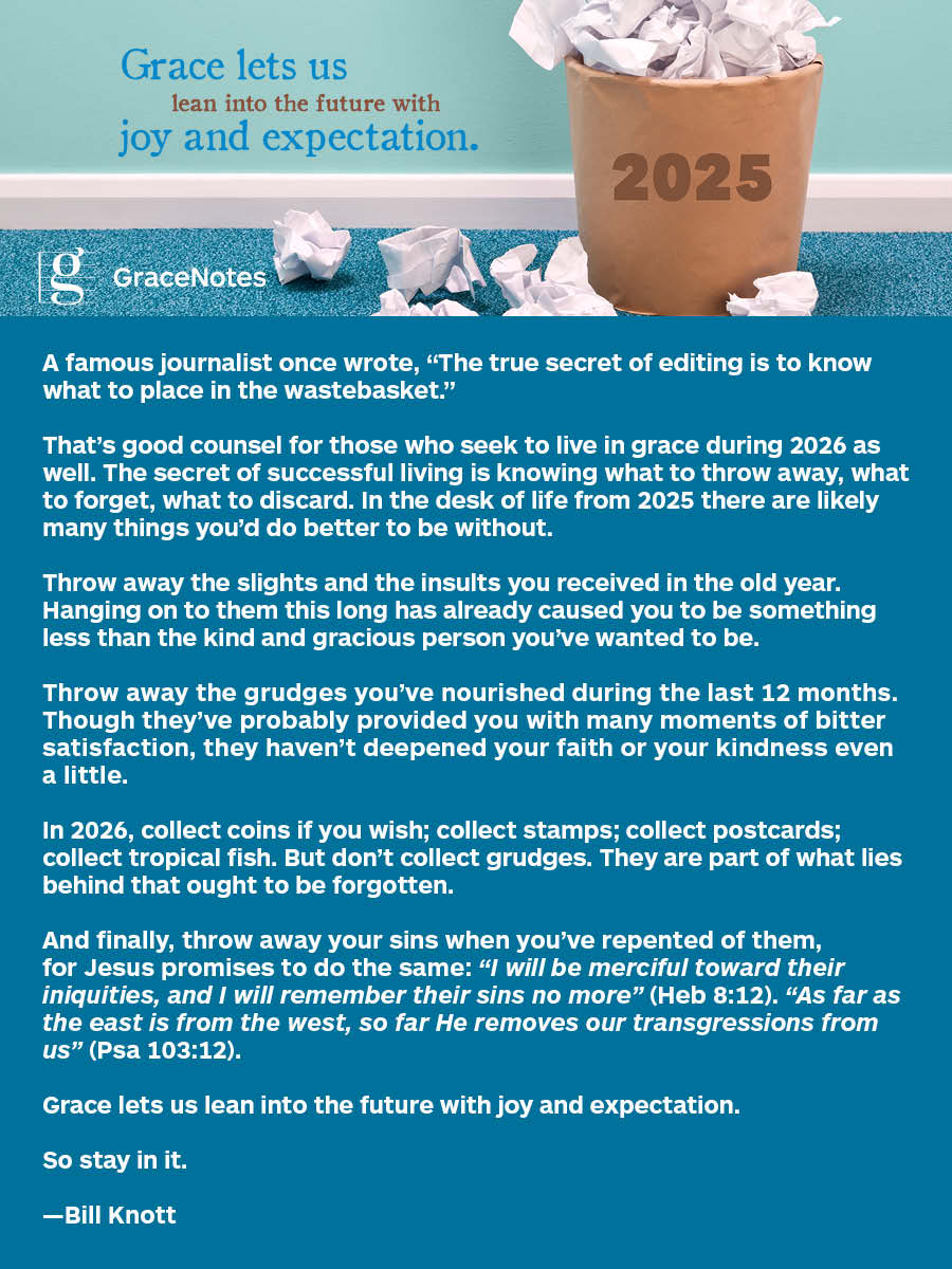 This Week’s GraceNote: Forgetting What Lies Behind
#2026year #newyear #HappyNewYear2026