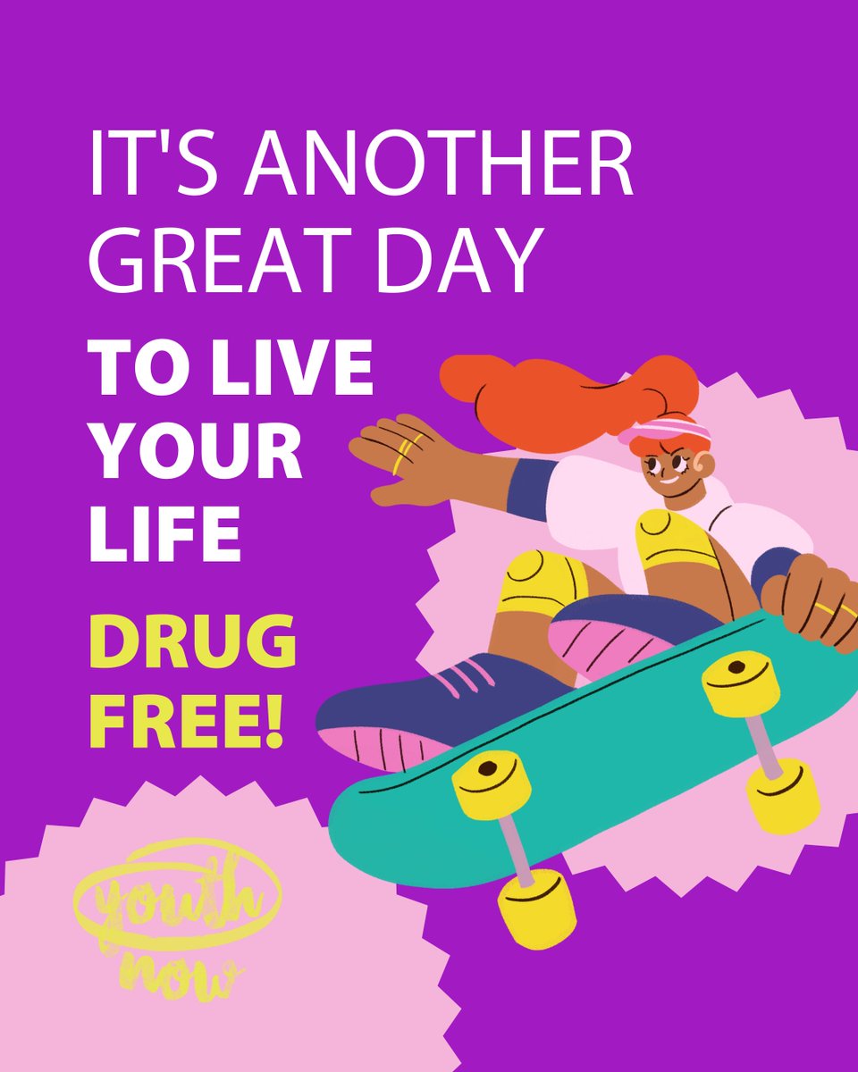 Living drug-free = more energy for the things that actually matter. 🛹✨
Skate your path your way - strong, clear, and confident! #FindYourGood