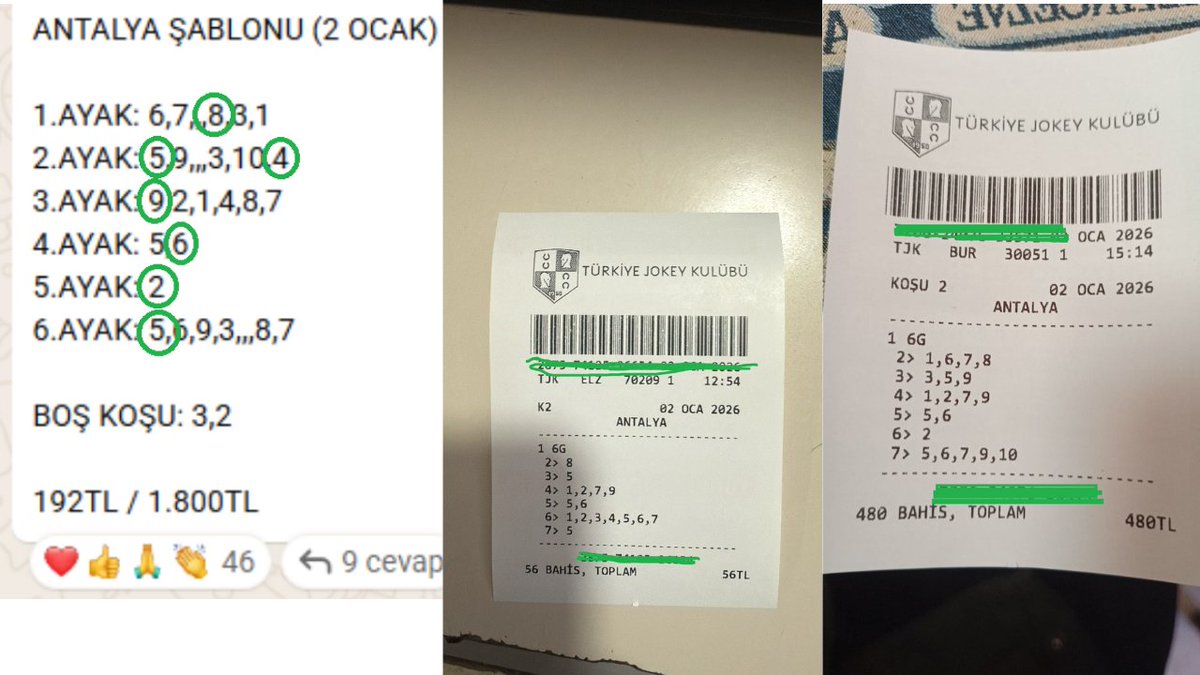 İstanbul'da Sabit ihtimalli bahis için yayında verdiğimiz 3 atı ve ADANA altılı şablonunu yarışlardan hemen önce yine ÜCRETSİZ olarak burada bulabilirsiniz. Linki tıklamanız yeterli.
🎯chat.whatsapp.com/J773IAuS9QJJL5…