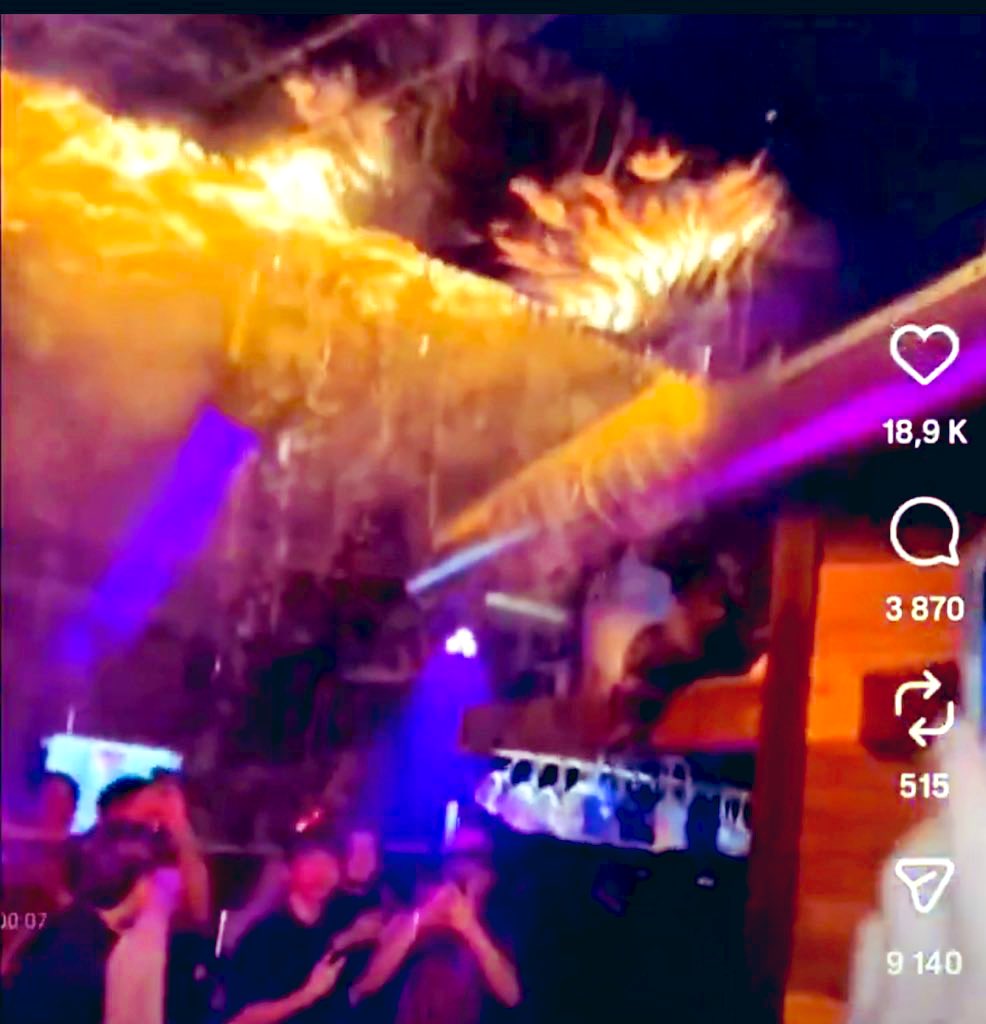 Chi rimarrebbe tra queste fiamme 🔥 a filmare cantare e ballare ? 
La DROGA sta uccidendo gran parte di ragazzini giovani e figli di papà. 
E in Svizzera ne gira a fiumi.!!! 
#CransMontana #Crans_Montana #LeConstellation