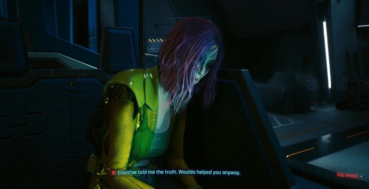 MarcusCVance's tweet image. One thing that's genius about Phantom Liberty is they give you a character in a similar situation as you and ask "would you help yourself"?