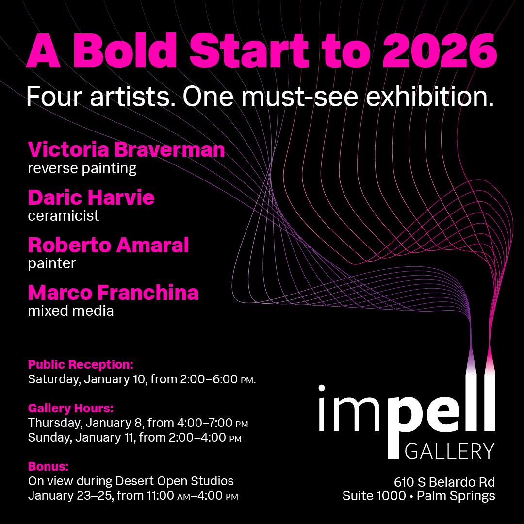 Start the new year strong #PSP 
#palmsprings #palmspringsart #palmspringsgallery #impellgallery #desertopenstudios #coachellavalley #coachellavalleyart