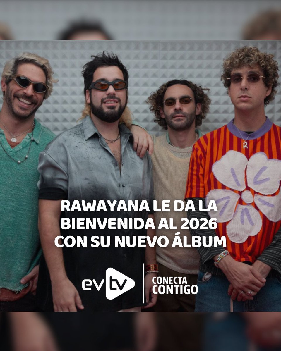 EVTVMiami's tweet photo. 🎶🔥 Rawayana lanza “¿Dónde es el after?” para iniciar el 2026 bailando

🎧 La banda venezolana Rawayana estrenó este 1 de enero su nuevo álbum “¿Dónde es el after?”, una producción de 23 temas disponible en todas las plataformas digitales, según anunció la propia agrupación y su sello Broccoli Records.

🤝 El disco llega cargado de colaboraciones internacionales con Manuel Turizo, Carín León, Jowell & Randy, Justin Quiles, DannyLux, Grupo Frontera y Magic Juan, además de una fuerte presencia venezolana con Elena Rose, Servando y Florentino, Mazzarri y Joaquina.

📢 Uno de los temas que ya se volvió viral es “Si te picas es porque eres tú”, que circula masivamente en redes por su tono irónico y su letra directa.

📌 El lanzamiento coincide con el inicio de 2026 y marca el proyecto más ambicioso de Rawayana hasta ahora, tanto por número de canciones como por el alcance internacional de sus colaboraciones.

#NoticiasEVTV #Rawayana #MúsicaLatina #Venezuela #After