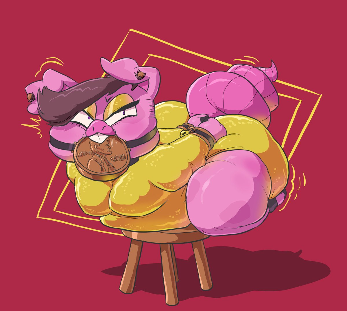 they turned me into a freakin lemon pig!! Wadda hell...