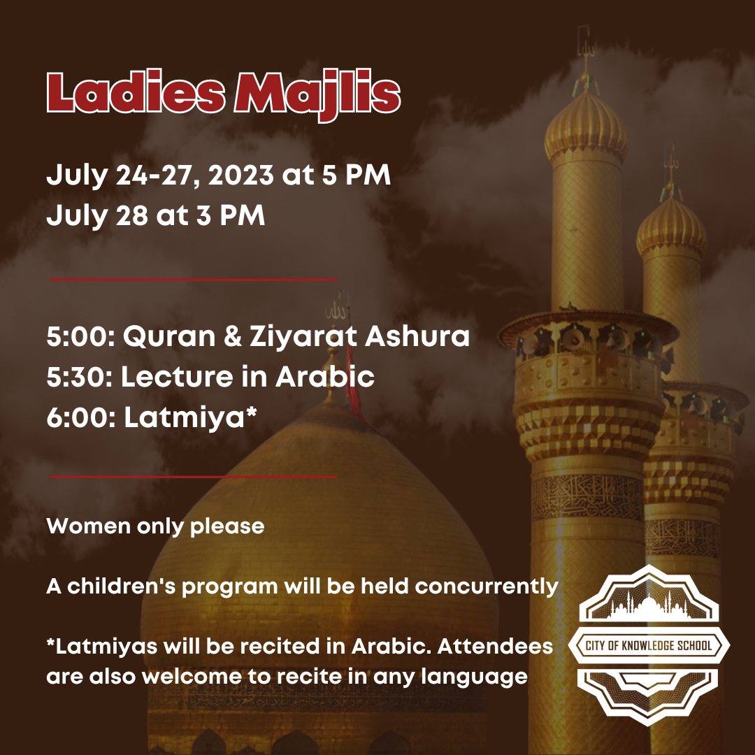 CityofK's tweet photo. Celebrate mawlid Imam Ali with us! - https://t.co/xx7MwvnZEH https://t.co/8X3tEjE7IB