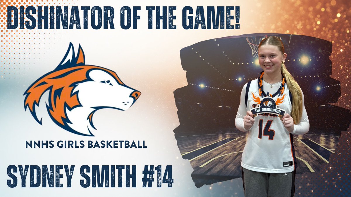 BballNnhs's tweet photo. Huskies advance to 12-4 with a 46-34 victory over Palatine! Our Dawg of the Game is Ava Podkasik! 

Our Dishinator and Player of the Game is Sydney Smith! Great job! https://t.co/4FloVLhrT3