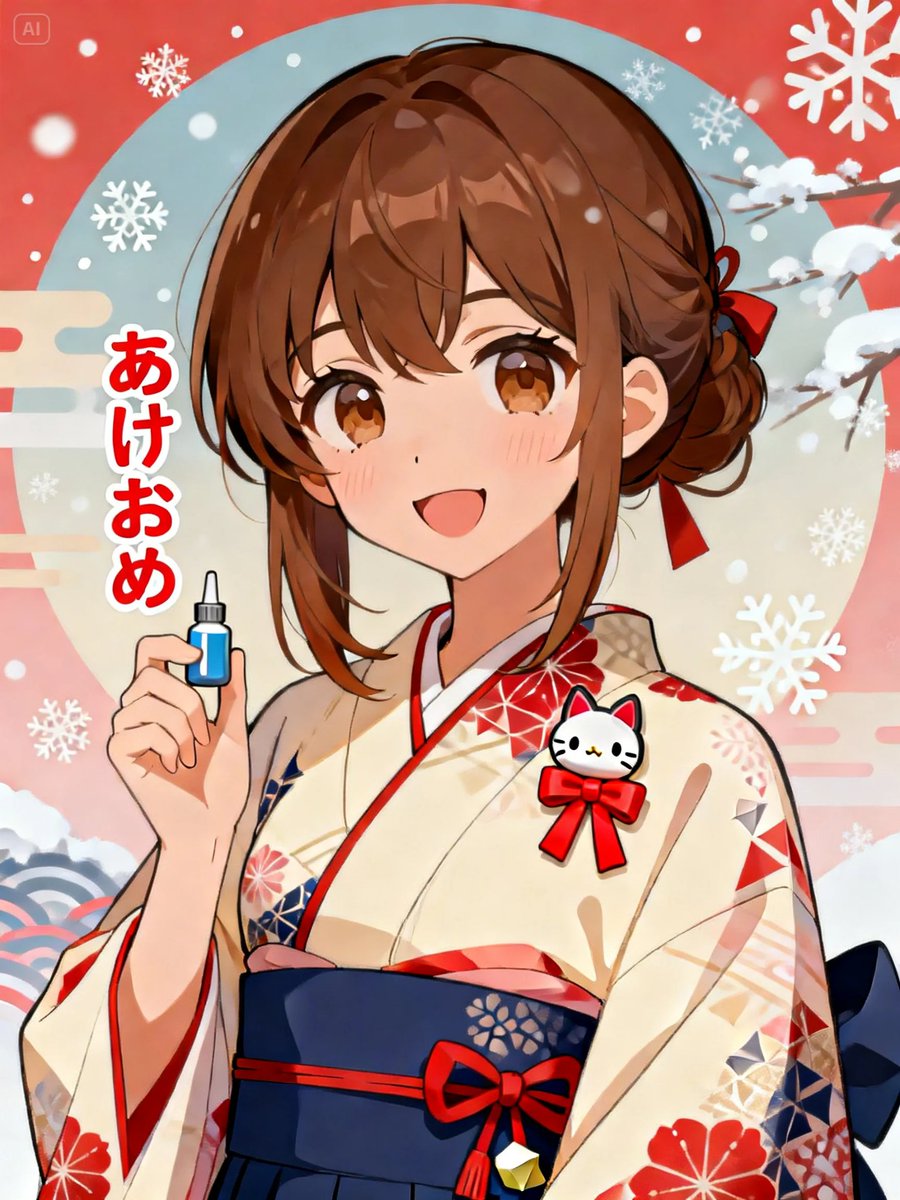 as_model's tweet image. 少し遅くなりましたが

あけましておめでとうございます！

今年もマイペースで、模型製作していきます！

#asmodel　#モケ子　#お正月