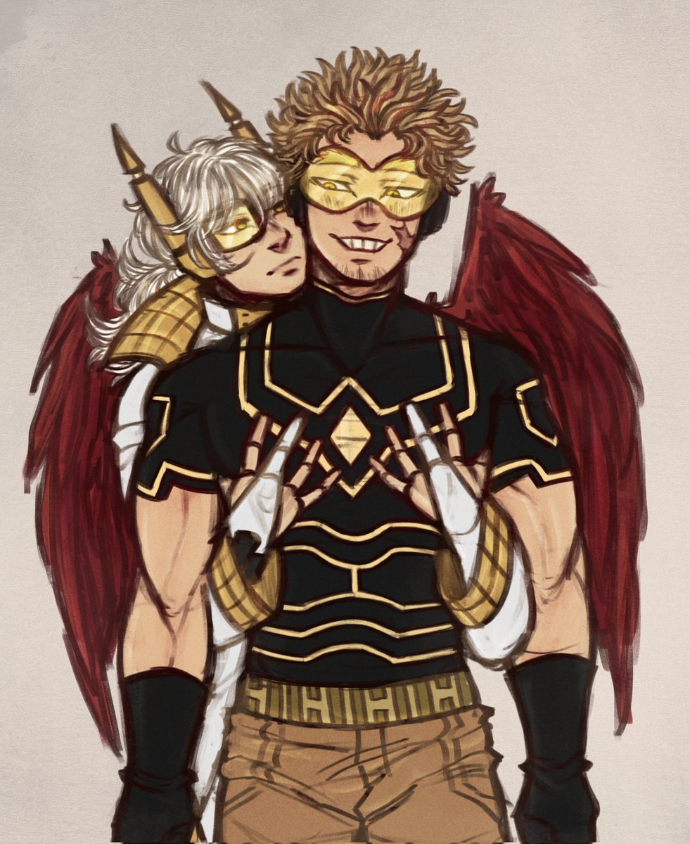 Renhawks for today🎇

[Hawks &amp; Ren (by <a href="/yuffiecare/">robin</a>) #yumeship]
