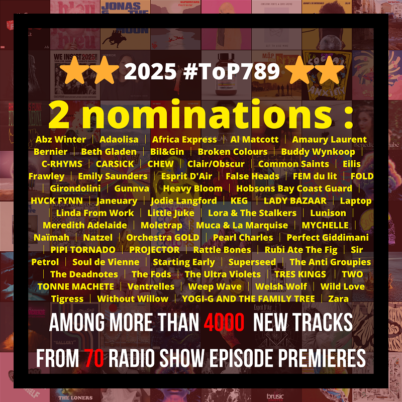RadioKC's tweet image. ⭐⭐ 2025 #ToP789 ⭐⭐

✅65 acts gets 2⃣ mentions

@pearl_charles │ @PGIDDIMANI │ PIPI TORNADO │ @PROJECTOR_UK │ Rattle Bones │ @FigRubi │ Sir Petrol │ Soul de Vienne │ Starting Early │ @superseedrock │ The Anti Groupies │ @the_deadnotes │ @TheFodsBand

6/8