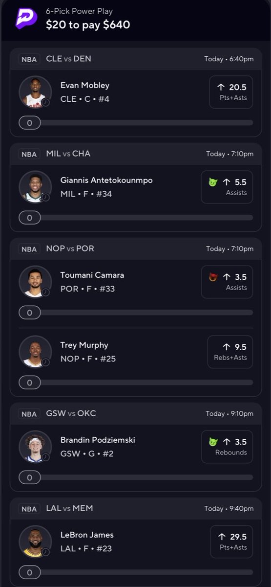 BankLinez's tweet photo. 6man for yall too.🫡

❤️ if you tailing 

#PrizePicks | #PrizePicksNBA | #FlexFriday https://t.co/L4jTuOQr8a