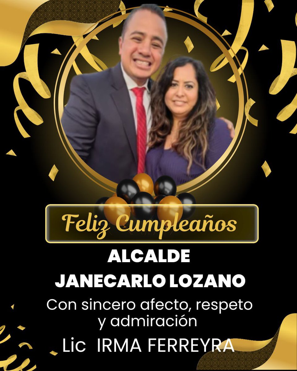 Con sincero afecto, respeto y admiración, expreso mi más profundo reconocimiento al Alcalde <a href="/yancolozano/">Janecarlo Lozano</a>  por su compromiso, cercanía y trabajo constante en favor de nuestra comunidad. Su liderazgo inspira, fortalece y deja huella en <a href="/TuAlcaldiaGAM/">Alcaldía Gustavo A. Madero</a>