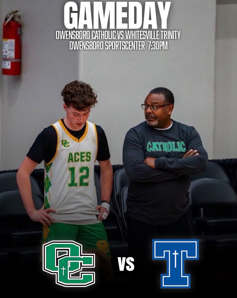 ocboysbball's tweet image. GAMEDAY!

🆚 Whitesville Trinity
📍 Owensboro Sportscenter
⏰ 7:30PM
🏟️ 3rd Region All-A Tournament
🎟️ owensborotickets.evenue.net/events/OCHS

#WeAreOC