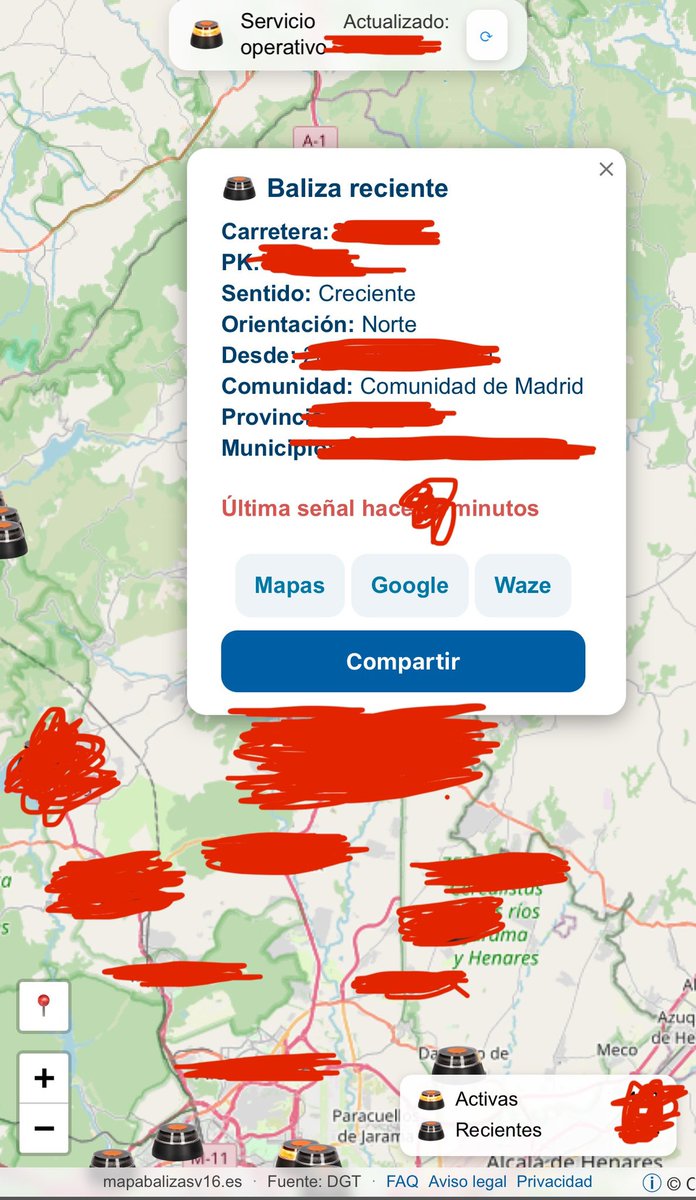 irene_freedom's tweet image. En tu momento más vulnerable con el coche, inmovilizado en un arcén y aislado, los psicópatas de la DGT facilitan tu ubicación exacta a cualquier criminal preparado para ir a robarte o algo mucho peor en la España que importa crimen.

Por mi seguridad como mujer no la encendería…