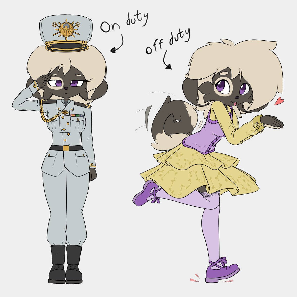 She can be serious when she needs to be!