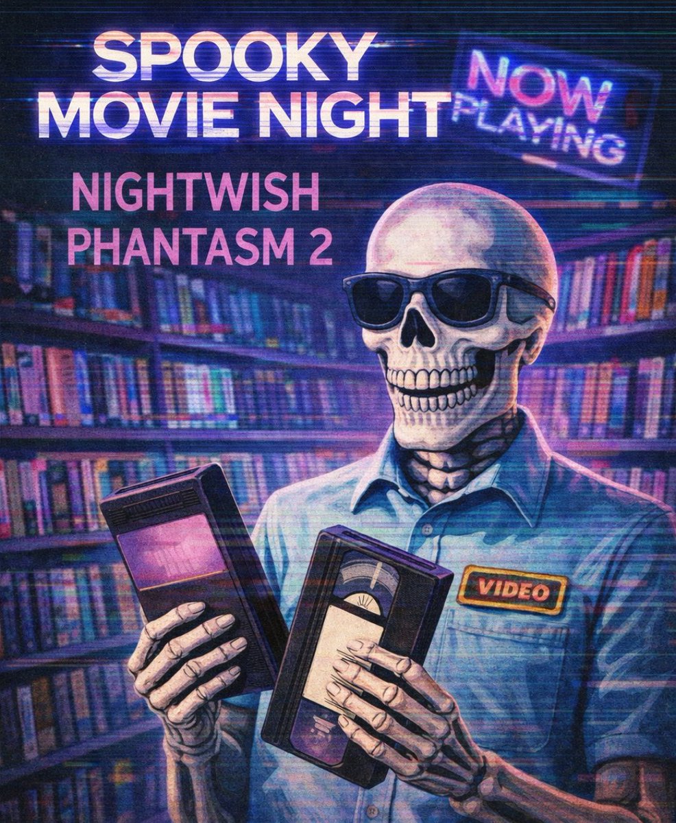spookyposter's tweet image. It's Friday! We all made it. TONIGHT IS #SPOOKYMOVIENIGHT!

Join us tonight at 10pm EST (4am CET / 3am UTC) for the first SMN of the year, featuring Nightwish and Phantasm 2! Plus, weekly after hours shenanigans for those who dare to stay up

Find us at spookymovienight.com!