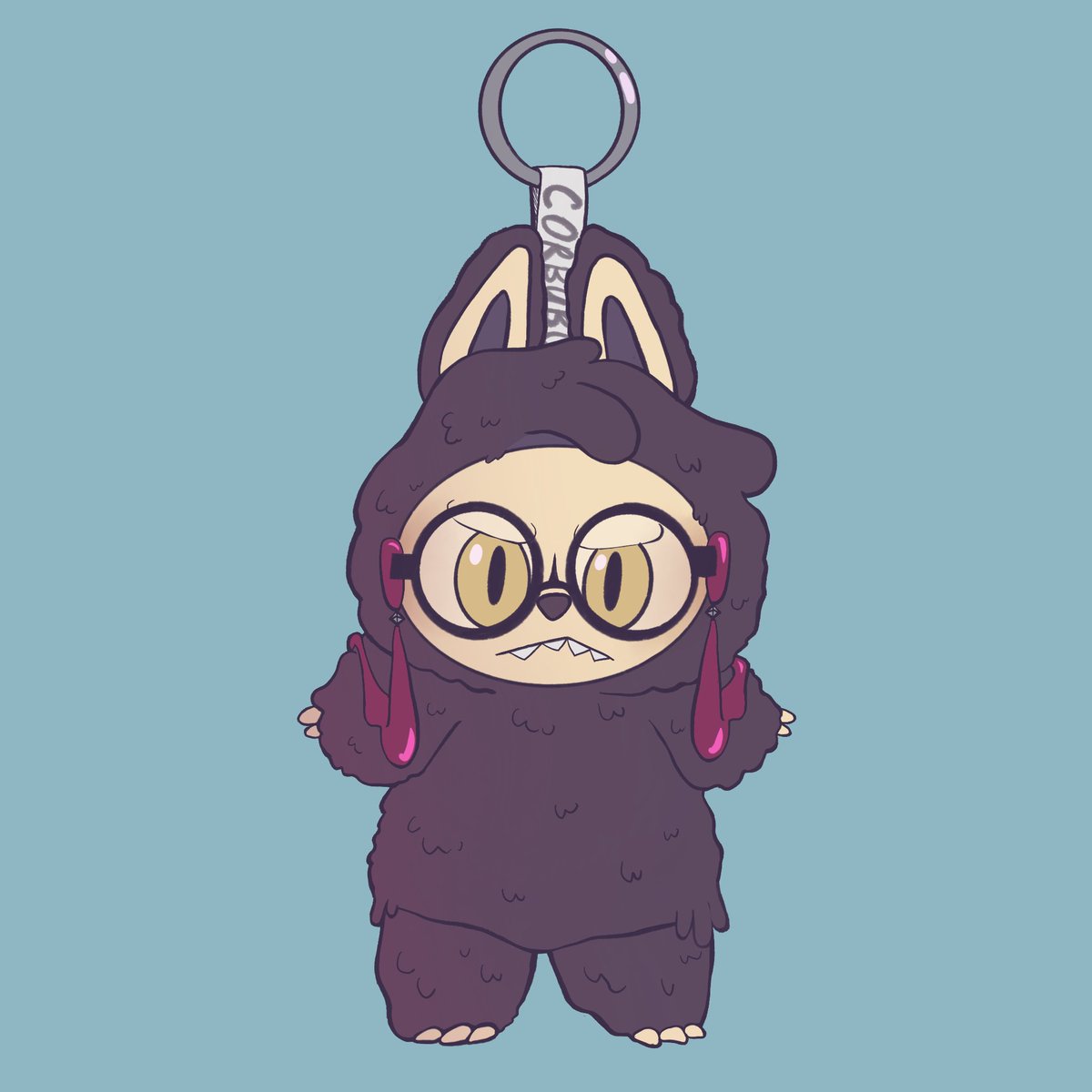 teeholding's tweet image. would you still love corbeau if he was a labubu…a corbubu….