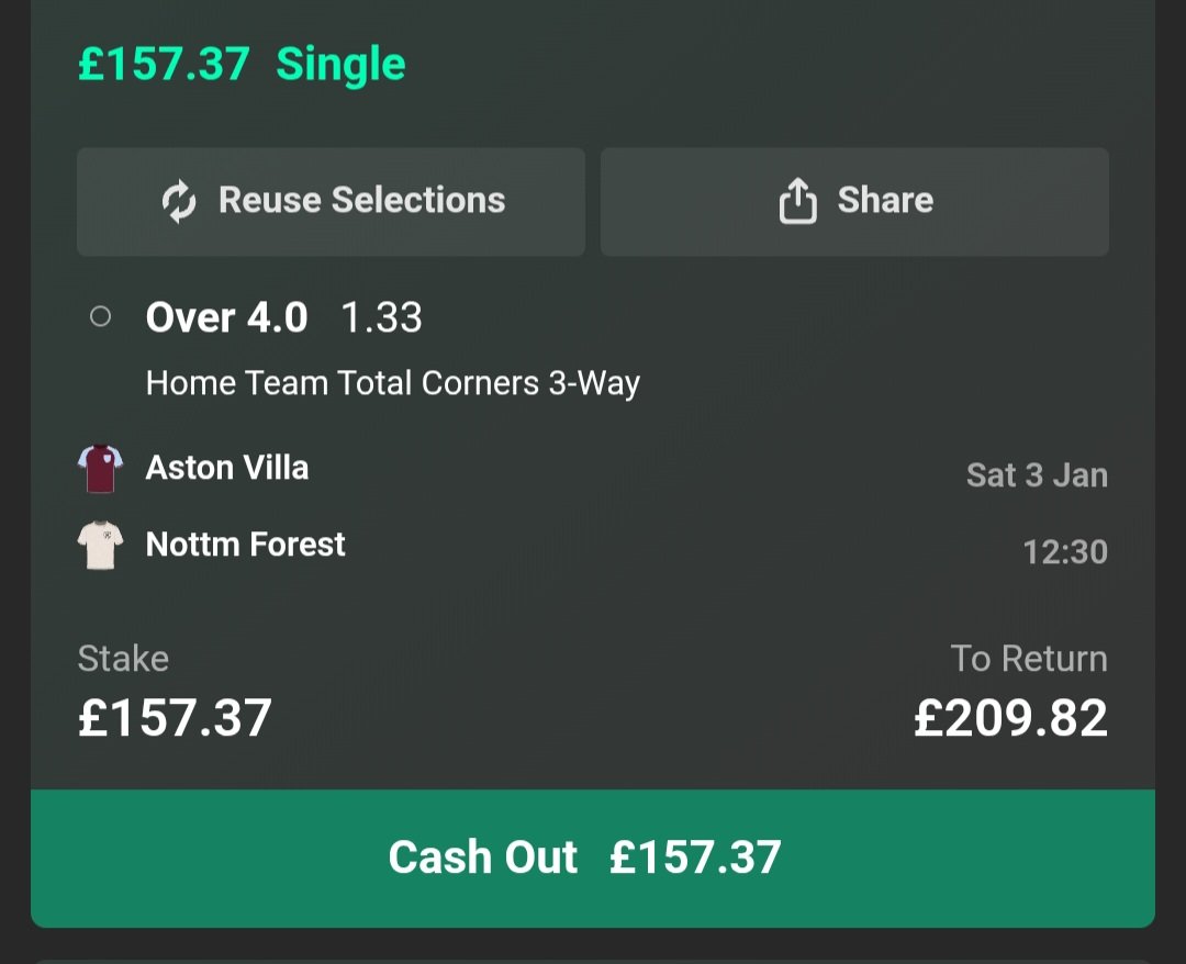 MuttockMegaTips's tweet image. £25-£1000

The Big One!

Bet 6:
Premier league 12:30 Kick off

Like if you're on!

If this lands I'll have the next bet lined up for the same day.