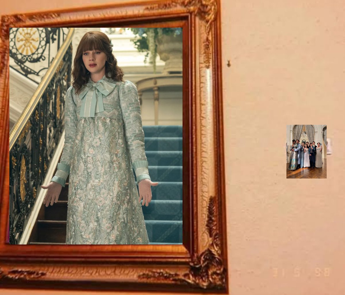 fahfulton's tweet image. A parede da Julia Quinn: