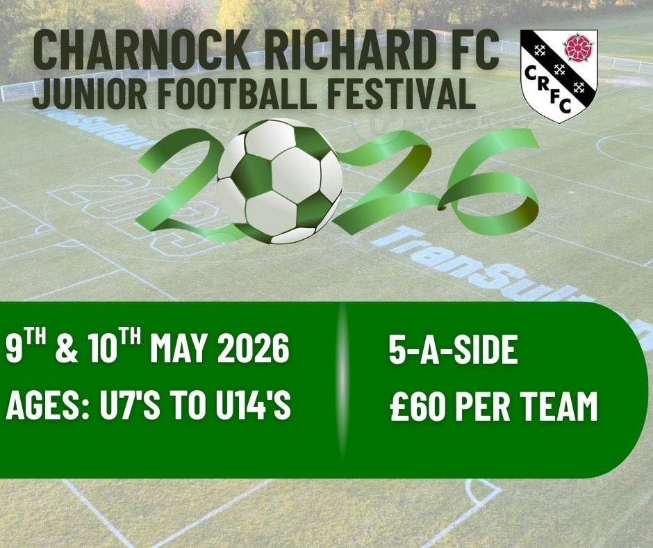 Happy New Year. We’re pleased to announce our 3rd Annual CRFC Football Festival is back. This year we’re opening it up to more teams, and a slightly different format. Registration opens in 2 weeks. Keep your eyes peeled