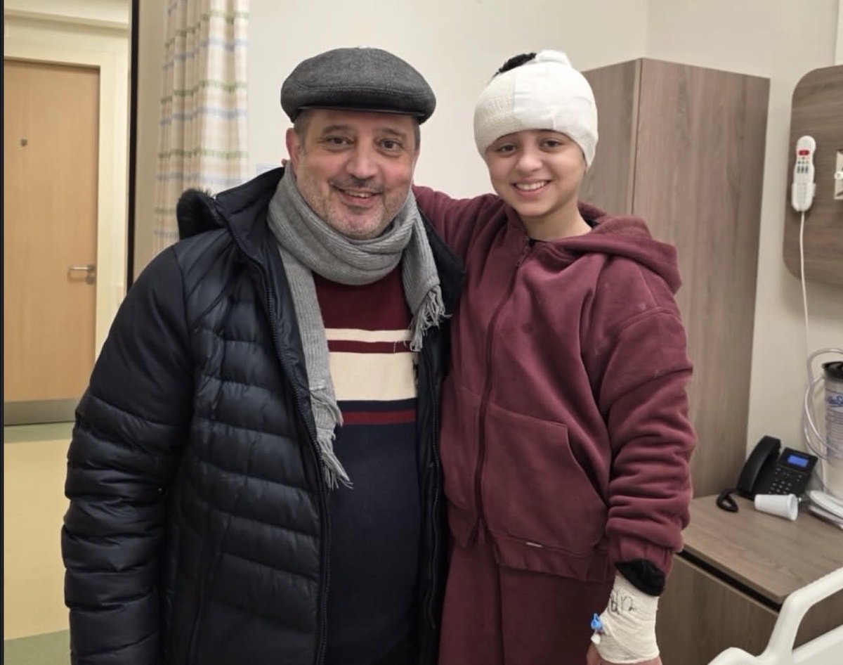 By the grace of God, beloved little Maryam Ibrahim has come out of the operating room after undergoing surgery, during which the accumulated fluids under the scalp were removed, and a tissue sample was taken for laboratory testing The results are expected within the next two days