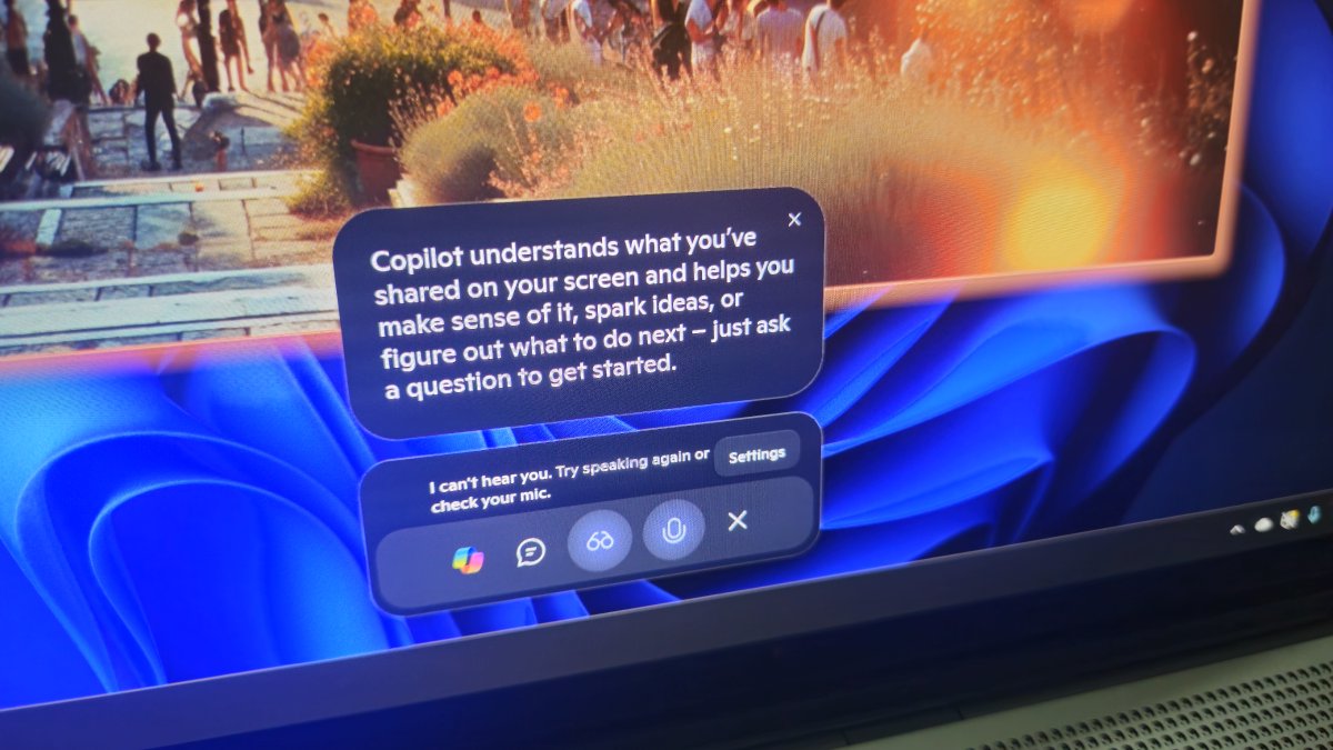 WindowsLatest's tweet photo. Microsoft is rolling out “Share with Copilot” for all app windows on the Windows 11 taskbar.

When you select this toggle, Windows 11 starts sharing the selected app window with Copilot, allowing it to offer assistance.

A floating toolbar appears with Copilot Voice and Vision controls, and Copilot plays an audio greeting.

You can then have a voice conversation with Copilot and ask questions about what’s shown in the shared app window.