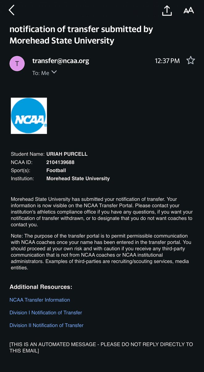 UriahPurcell's tweet image. Officially in the portal
2 years of eligibility
763-334-3758
6’1 200
3.6gpa