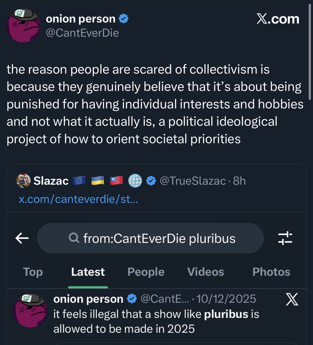 It literally does mean that tho you're just far too stupid to be able to recognize it