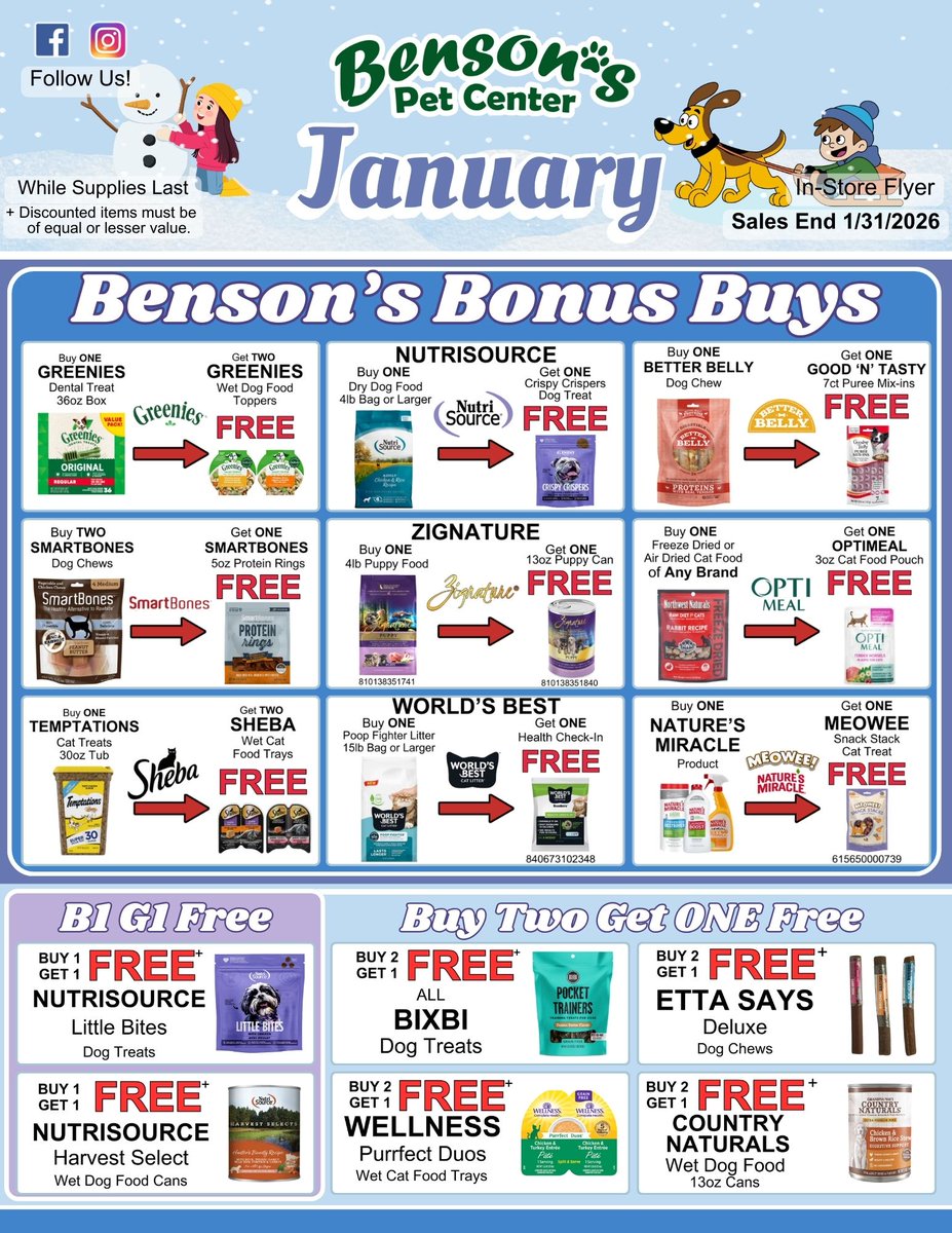 Benson's Pet Center tweet media