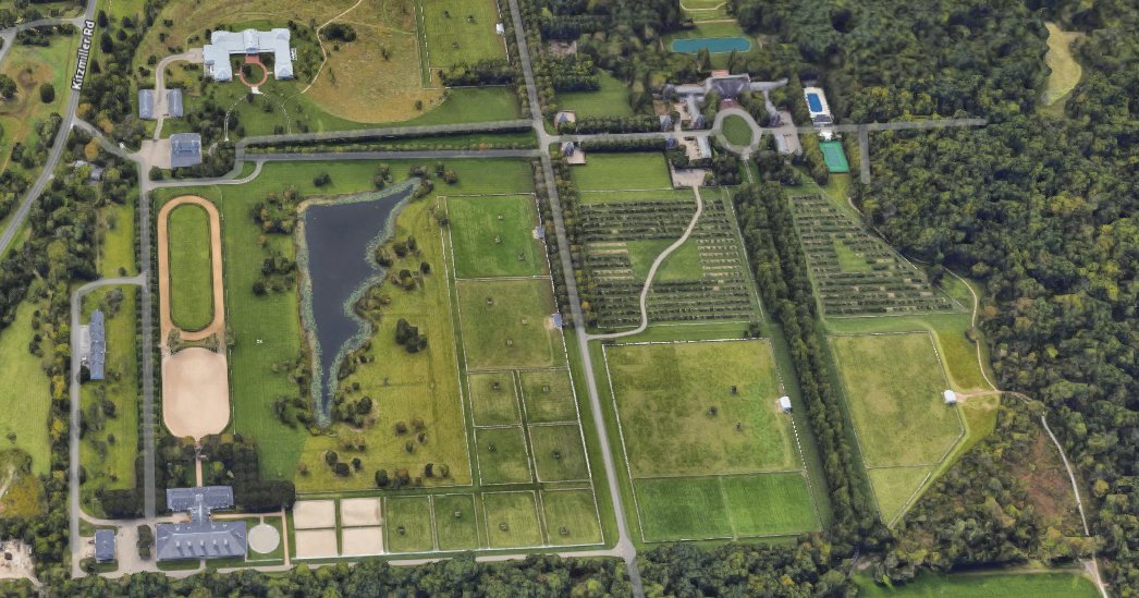 En Ohio hay una mansión que tiene un lago con la forma de Argentina