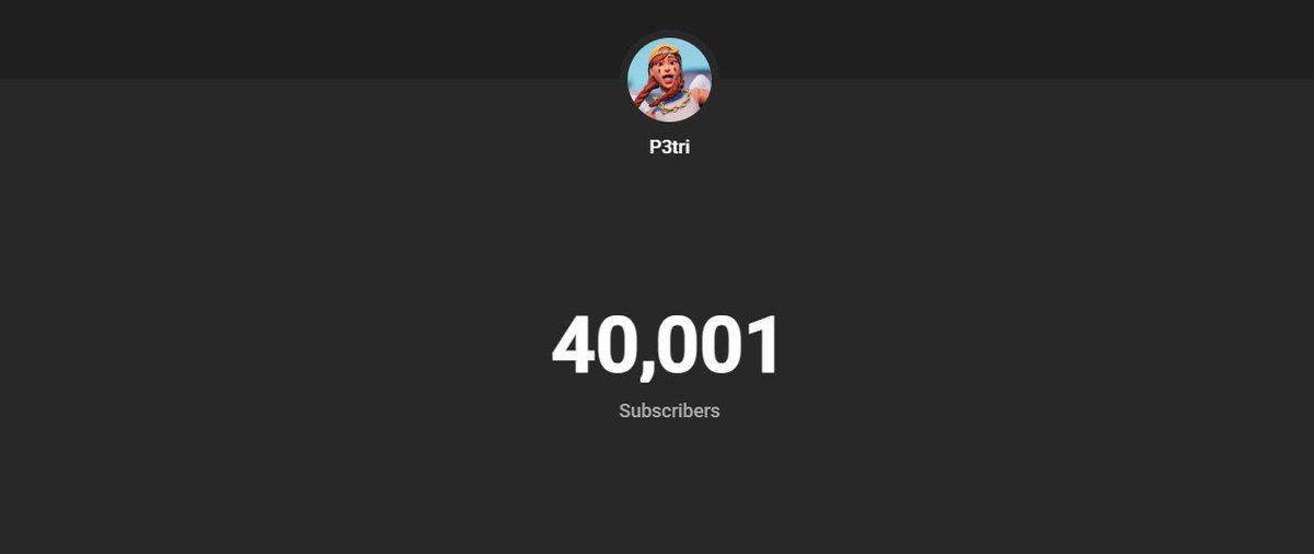 P3triFN's tweet image. Thank you for 40,000 subscribers! 🎉