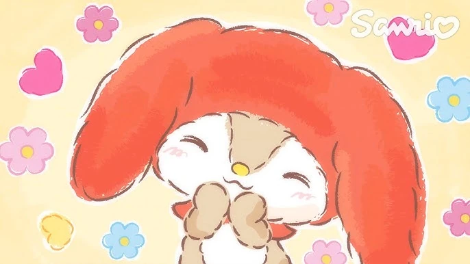 JordanDrawings's tweet image. I need to get more invested in Sanrio character lore, cause you mean to tell me that MyMelody has the cutest little cousin named MyForestFellow??? and he looks like this?? 

AND HE WEARS HER OLD HOOD!! THAT IS ADORABLE!!!!