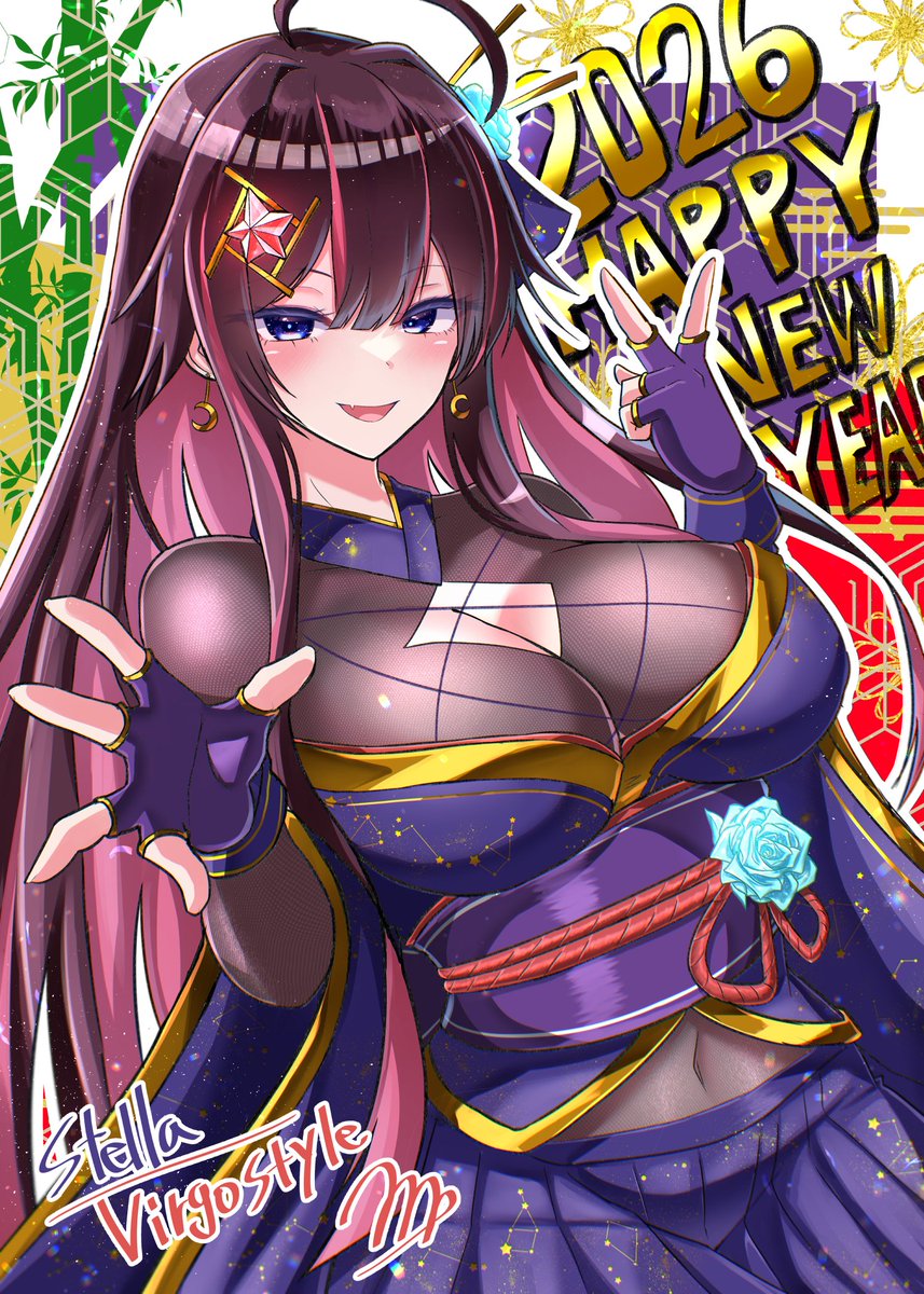 soniakraze's tweet photo. ｡⋆*ᴴᴬᴾᴾᵞ ᴺᴱᵂ ᵞᴱᴬᴿ*⋆｡　
今年もいっぱい描くので何卒よろしくお願いいたし���す！
#Stellamaker https://t.co/MS8AoLSdM4