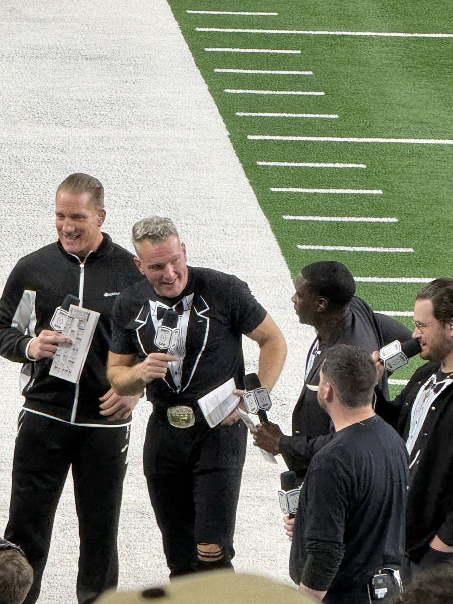 amcaspell's tweet photo. @PatMcAfeeShow @OfficialAJHawk Thanks for all you do guys. We started the AJ Hawk chant https://t.co/J439Tl81yV