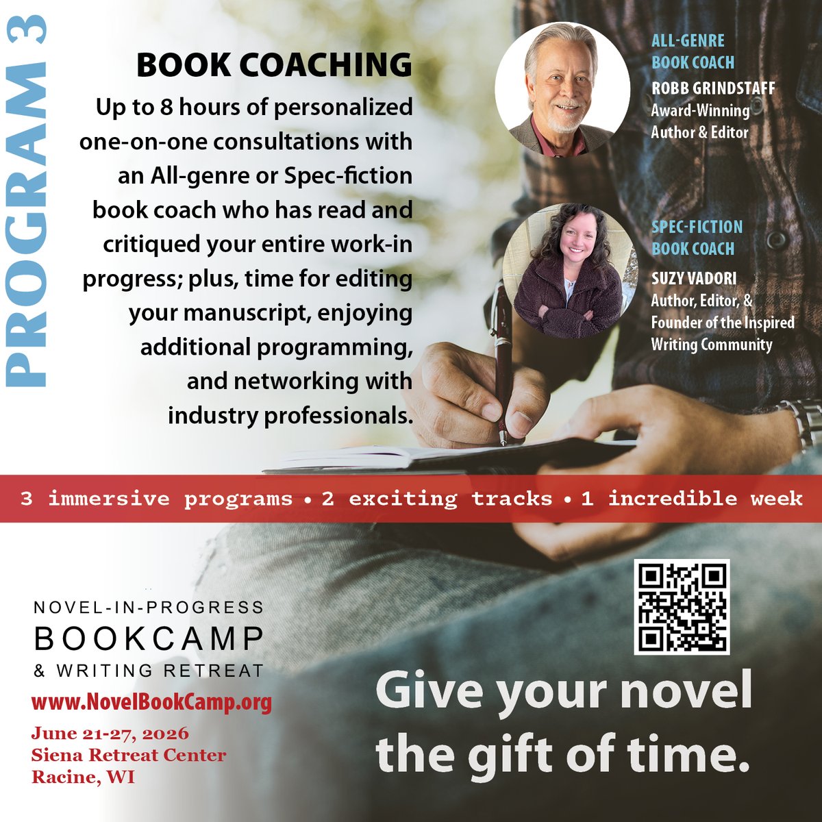 deborahloi's tweet photo. https://t.co/J5SvNwDaZG

There's still room in the All-Genre Book Coach program, but camp is filling up fast!

Sign up today!

https://t.co/p79V7Z15Sl https://t.co/FelOjoXept