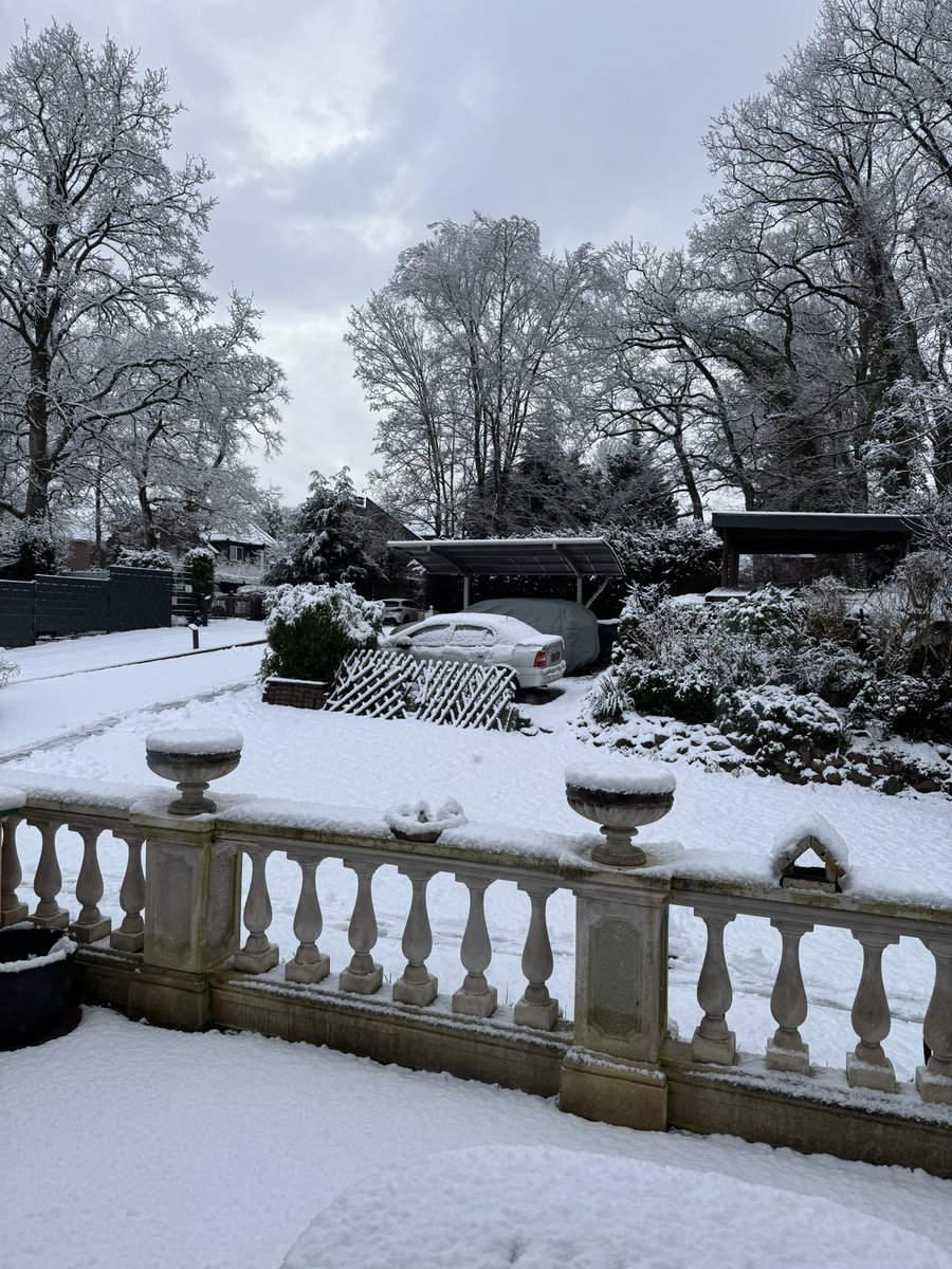 Unser Garten ist ein Winterwunderland