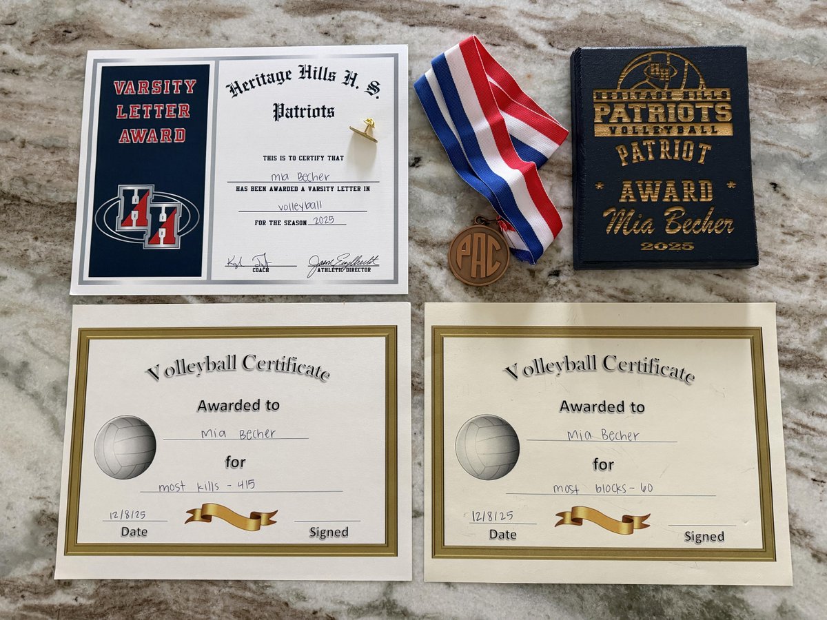 DistinXion's tweet image. 🏐 LOOKING BACK: @Mia_Becher2027 is Elite! 🏀

As we grind through hoops season, we’re honoring Mia’s historic fall! 🌟

🔥 415 Kills (#42 in Indiana!) 🖐️ 60 Blocks 🎯 .343 Hitting % 🏆 All-Conference

A true multi-sport powerhouse representing the #DistinXionWay! 💪📈