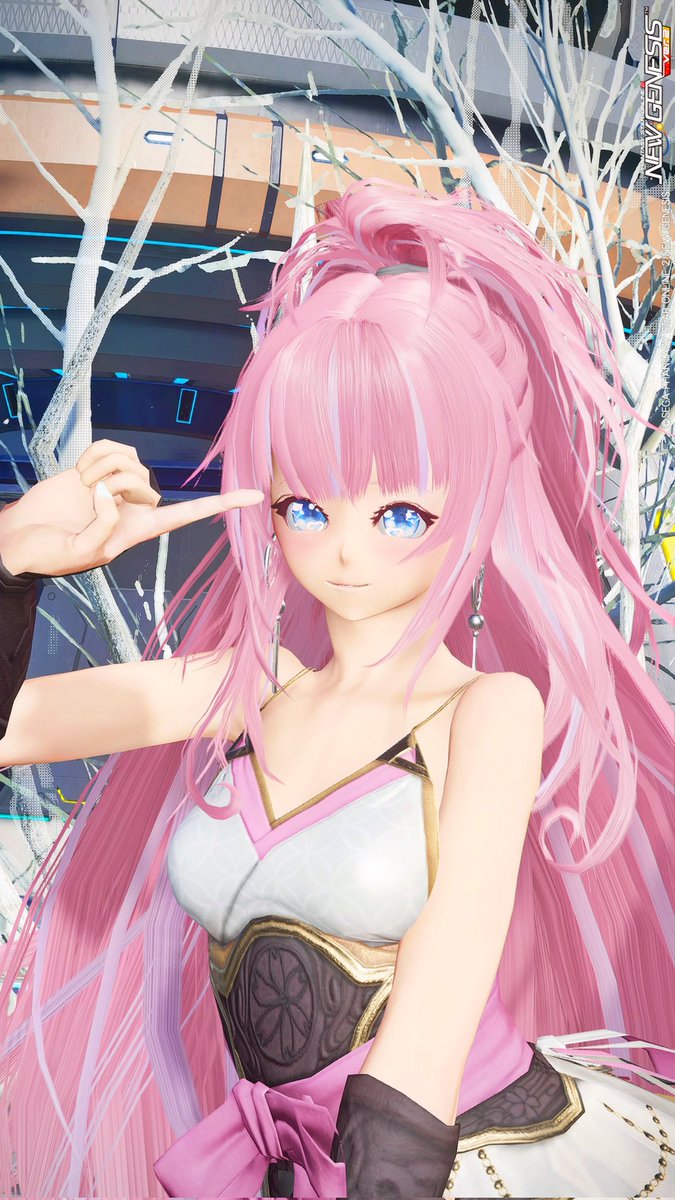 おはようございます❄🐕 ͗ ͗
1月3日 瞳の日✨(* ॑꒳ ॑* )ゞ拡大して頂けると、目周り盛ってます👀

外が全面的に凍ってしまってます（  ¡º□º）今日は幸いお休みなので家に籠ってます。お出掛けになる方は足元十分気をつけてください⚠️
 #PSO2NGS_S︎S 
 #メンテの日じゃないけどssを貼る