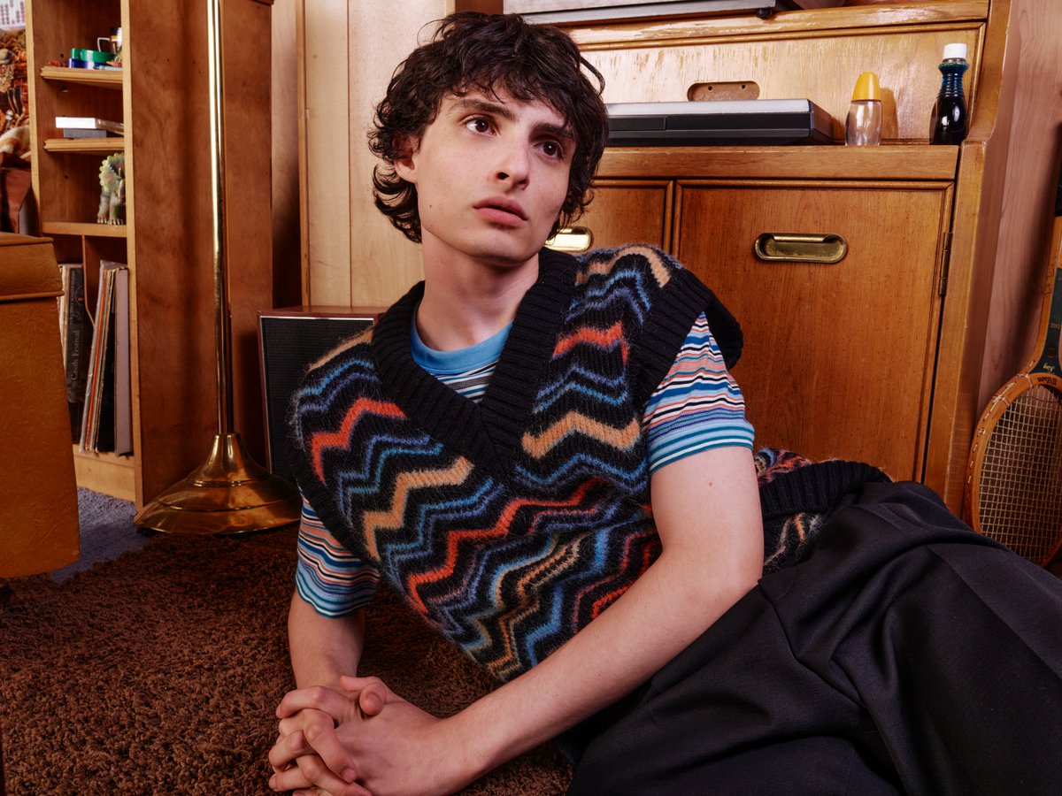 NetflixBrasil's tweet image. Finn Wolfhard.