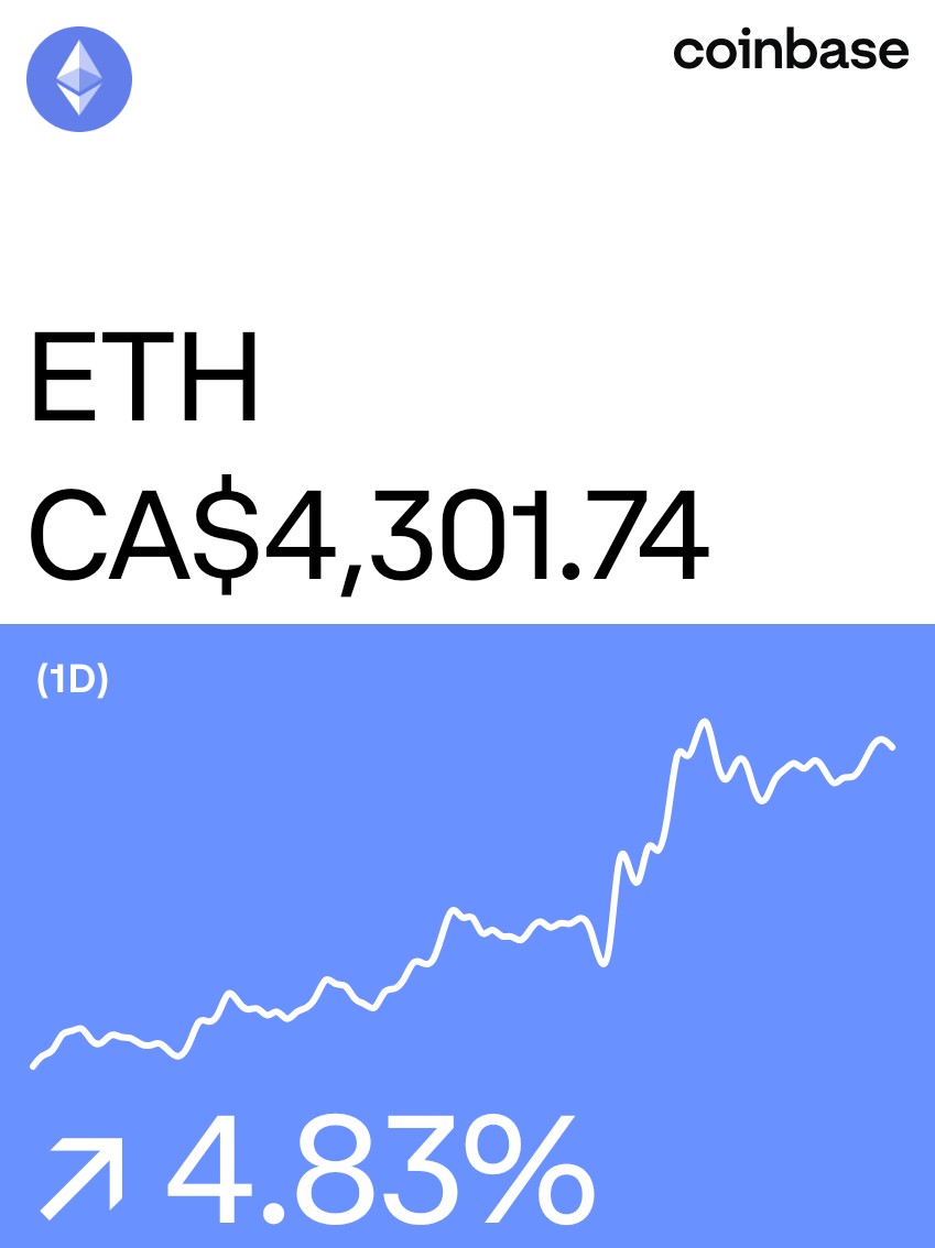 Ethereum on @Coinbase: coinbase.com/price/ethereum…